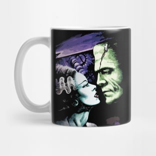 Bride of Frankenstein Monsters in Love Mug